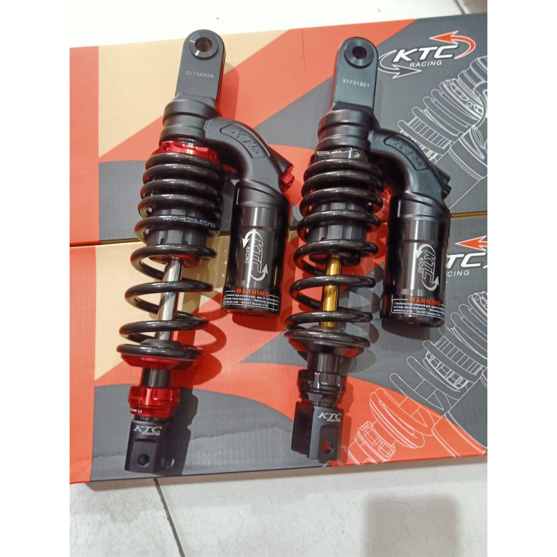 SHOCKBREAKER BELAKANG KTC EVO SERIES ORIGINAL KTC SHOCKBREAKER TABUNG ATAS KTC EVO 330MM SHOCK VARIO