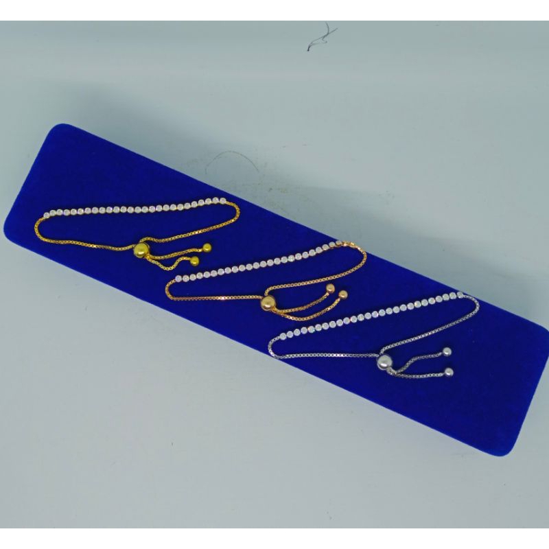 gelang serut mp listring / gelang perak asli silver925 lapis emas/ gelang fashion wanita import