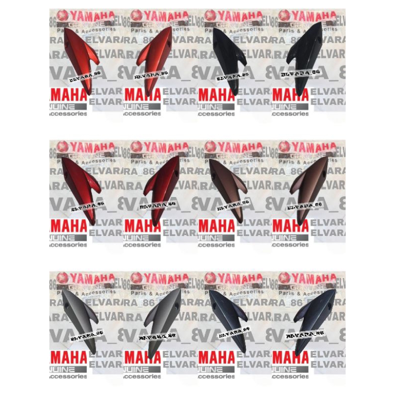 Cover outer kupingan lampu kanan kiri Yamaha Byson Fi Original