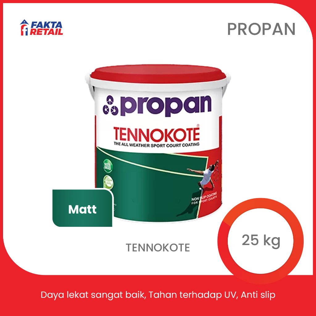 PROPAN TENNOKOTE 25 KG WARNA STANDAR CAT LAPANGAN