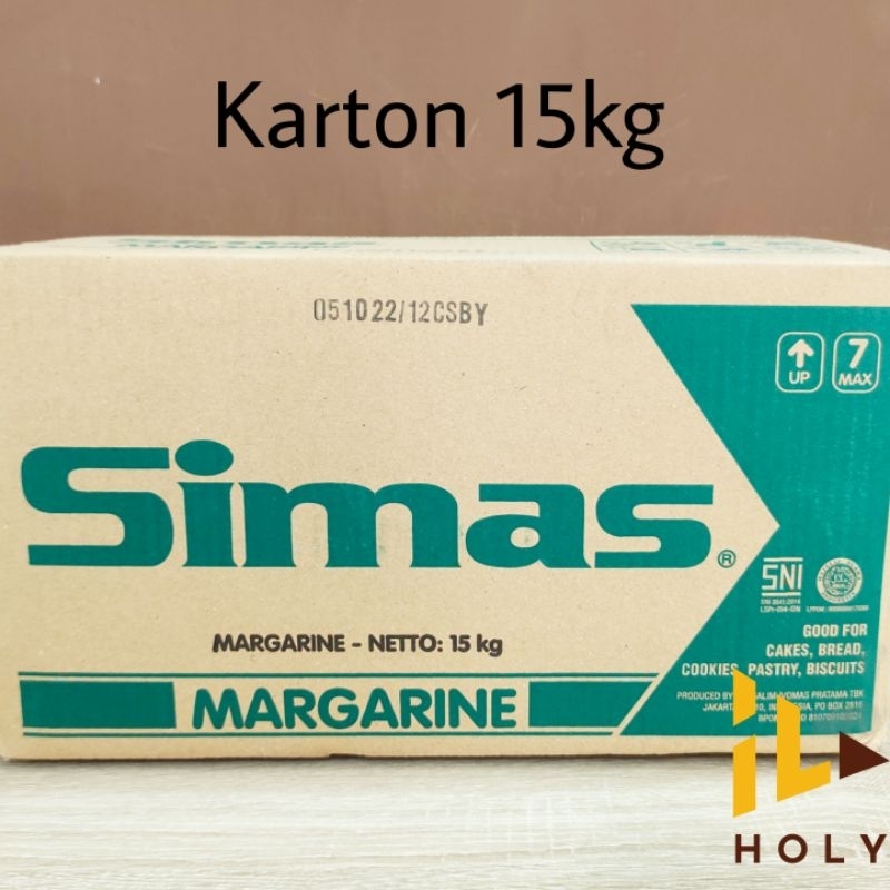 

Simas Margarine KARTON (15KG) / 15kg Margarin Simas