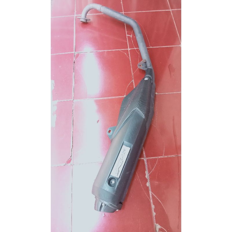 Knalpot Standar Yamaha R15 V2 Original Mulus
