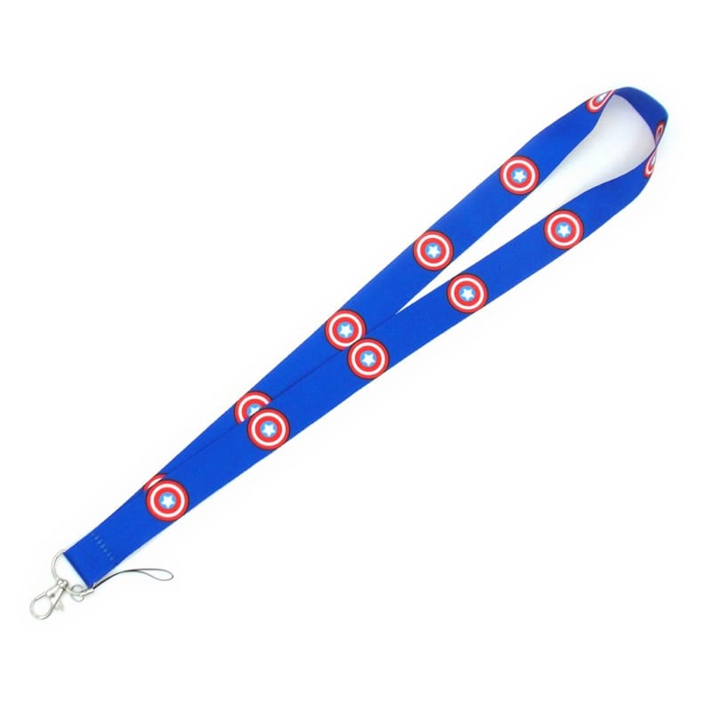 

TALI LANYARD CAPTAIN AMERICA LOGO gantungan id card gantungan kunci gantungan flashdisk gantungan name tag gantungan hp best seller