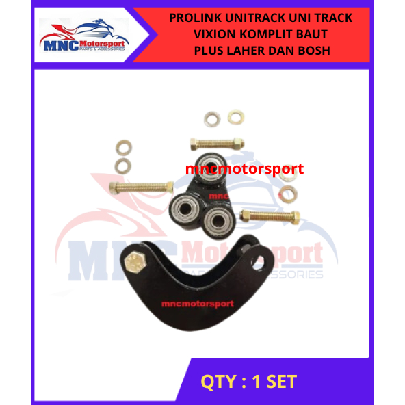PROLINK UNITRACK UNI TRACK VIXION KOMPLIT BAUT PLUS LAHER DAN BOSH