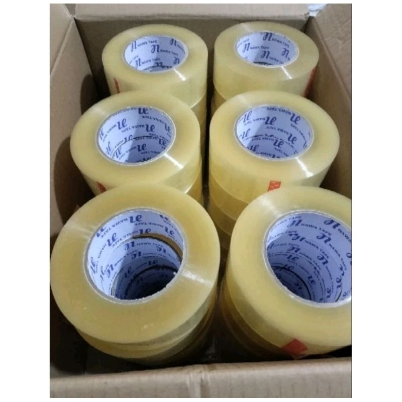 

Lakban Perekat Bening 45mm x 300yard Slasiban Isolasi