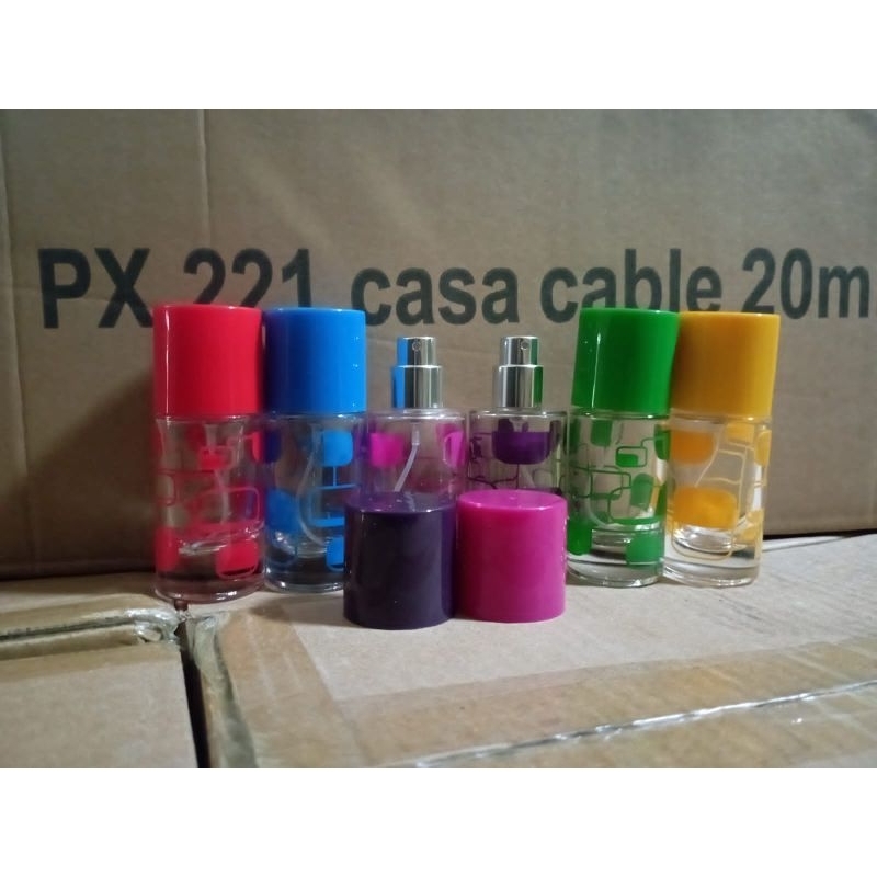 Botol Kosong Motif Cable Ukuran 20ml Perlusin