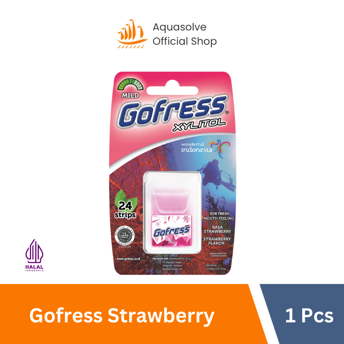 

Gofress Xylitol Strawberry Permen Mint Penyegar Nafas