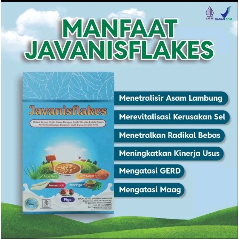 

Javanisflakes atasi asam lambung 300gram