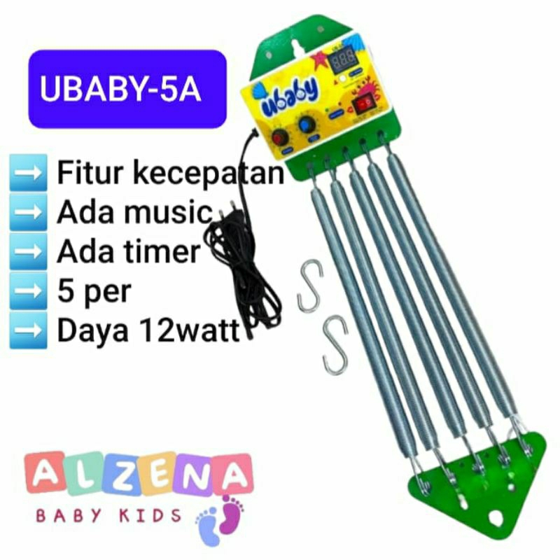 ayunan bayi elektrik ubaby 5 per