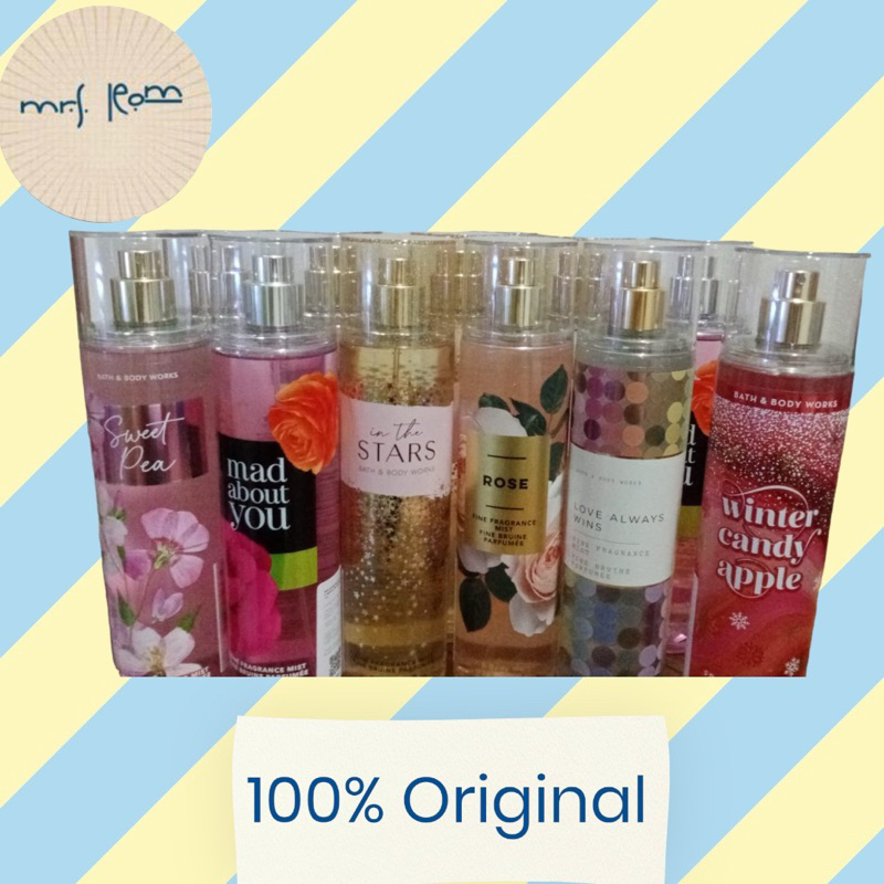 MrsLeom -Bath and Body Works Body Mist 236ml BBW BPOM Exp 2028