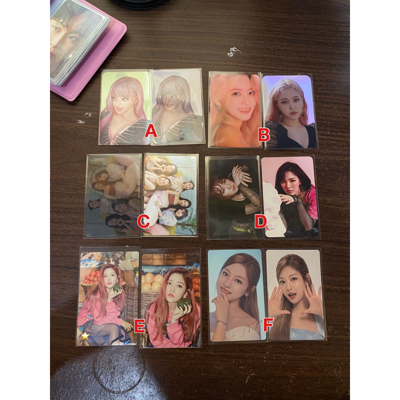 [WTS | PAIR] photocard pc red velvet wendy yeri ningning mediheal season greeting holo lenti