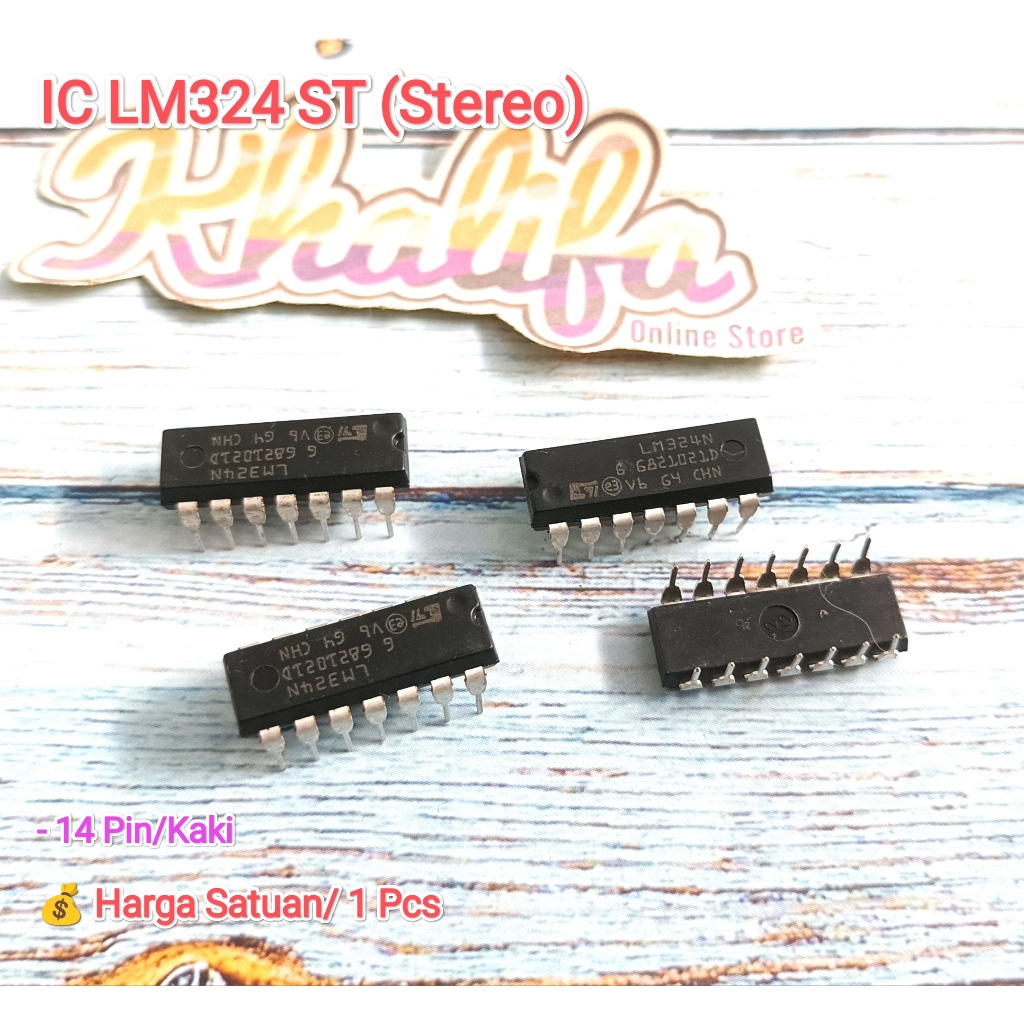 IC LM324 LM 324 IC LM 324N LM324N Stereo Low Power Quad OP Amp Genuine ST Low Power Quad Op Amp DIP 