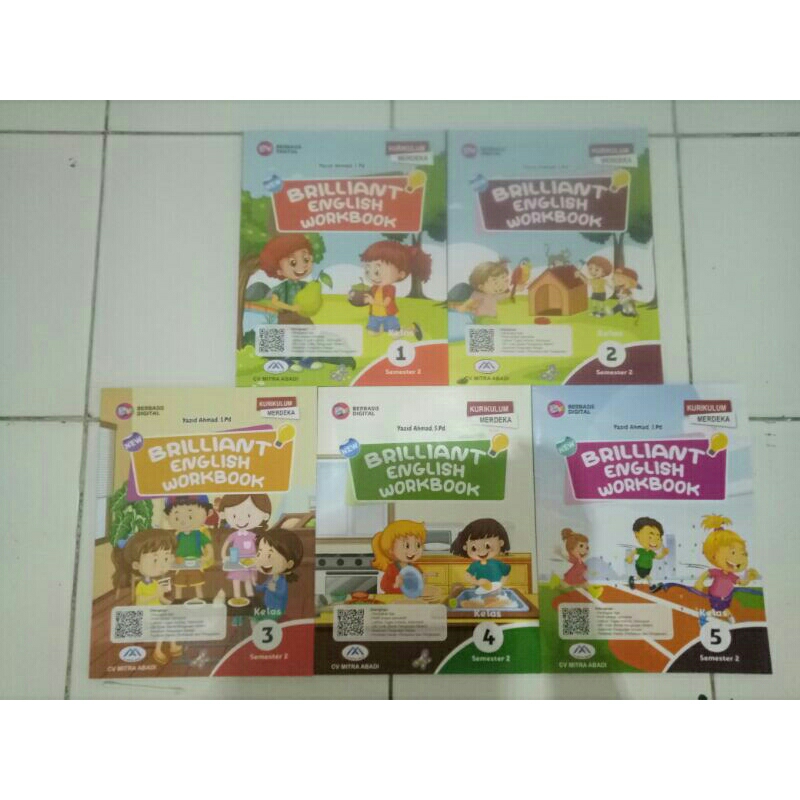 Brilliant English Workbook kelas 1-6 smt 2