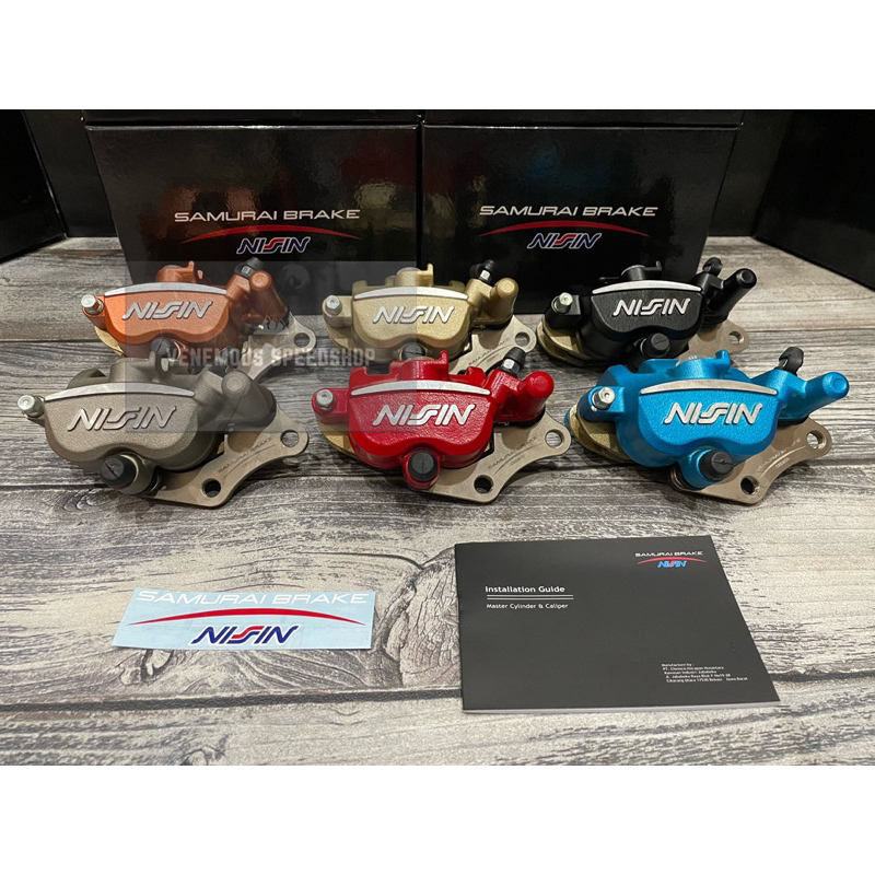Paket Kaliper Depan + Belakang Nissin Samurai Nmax