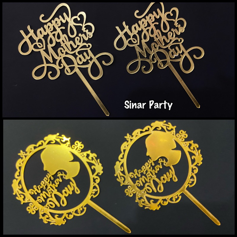 Hiasan kue/Topper Cake Happy Mother Day