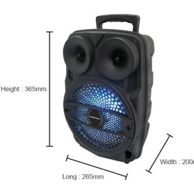 SPEAKER PORTABLE SIMBADDA CST 838N BLACK