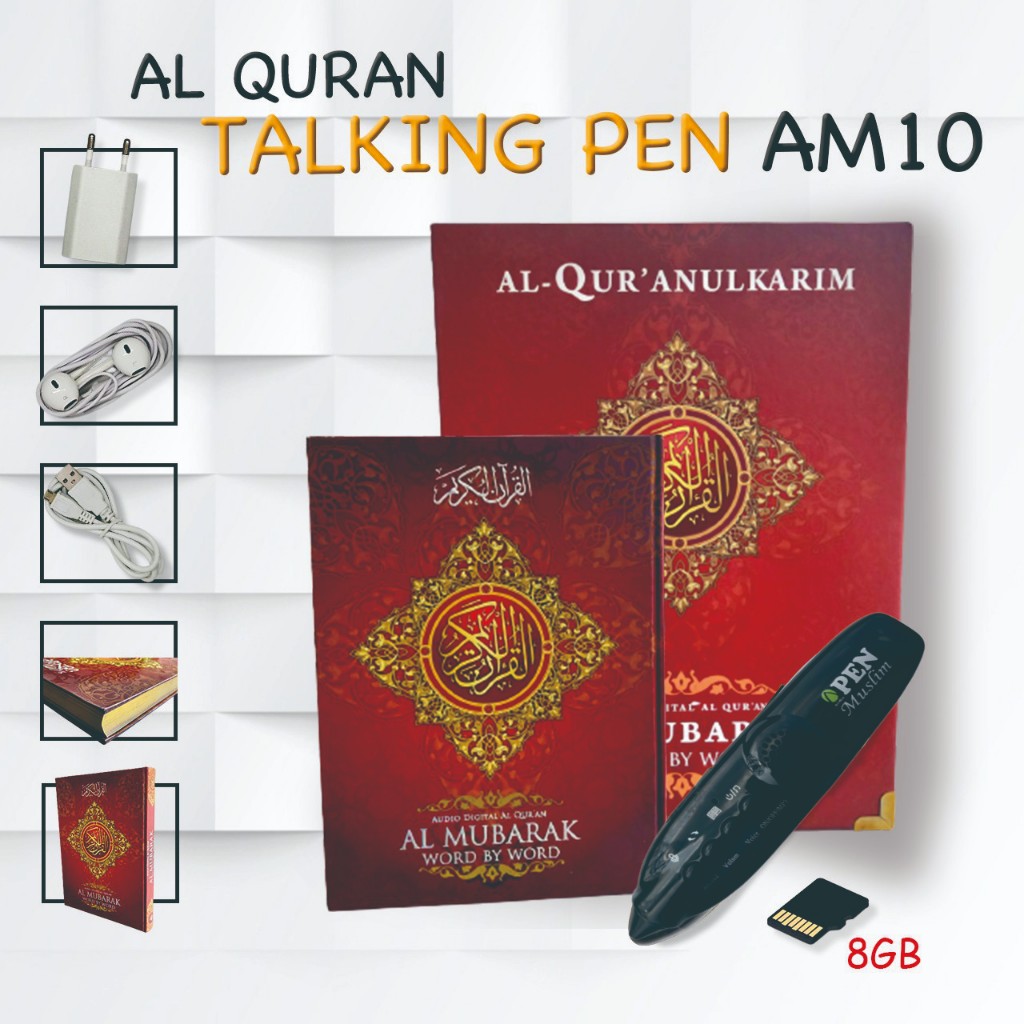 PEN AL QURAN Al MUBARAK Digital E PEN PQ Talking / Read Pen Quran Penerbit Bandung