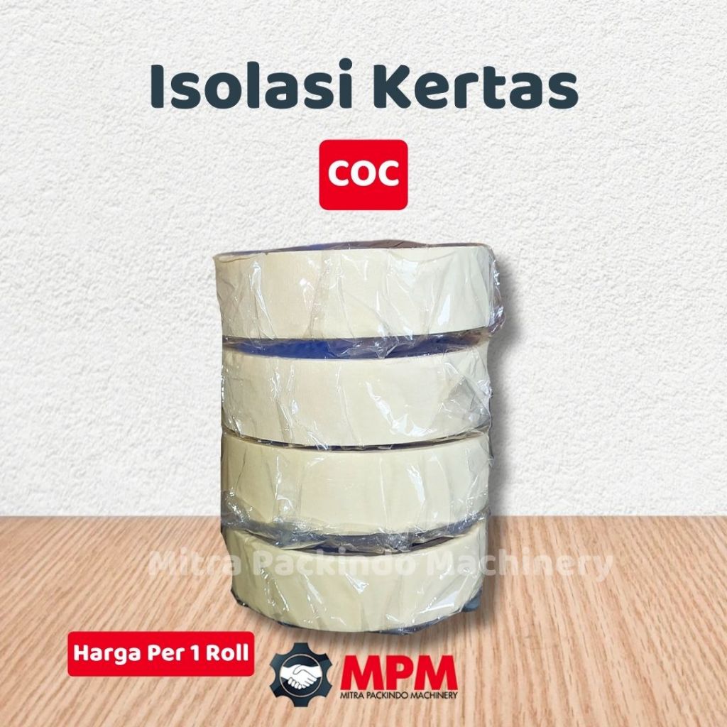 

Lakban Isolasi Kertas 24mm 1" / Masking Tape 24 mm 1 inch