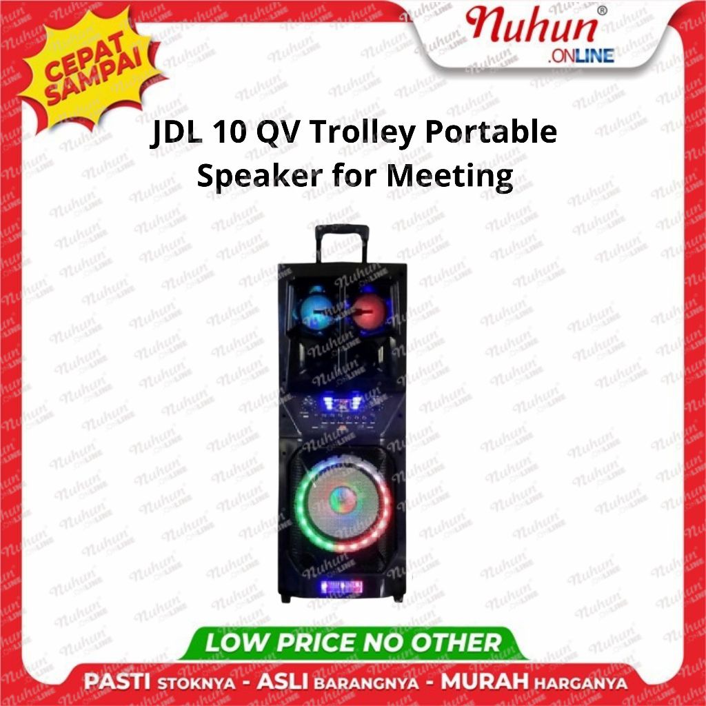[CIANJUR] JDL 10 QV Trolley Portable Speaker for Meeting