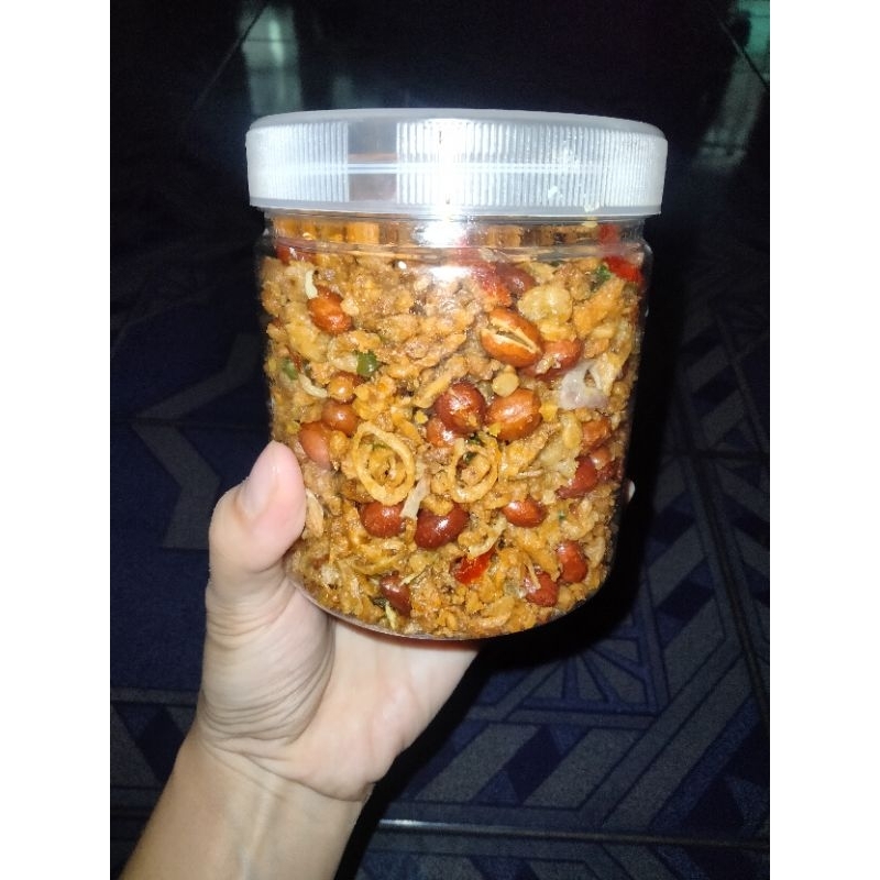 

tempe pedas kering kacang & bawang