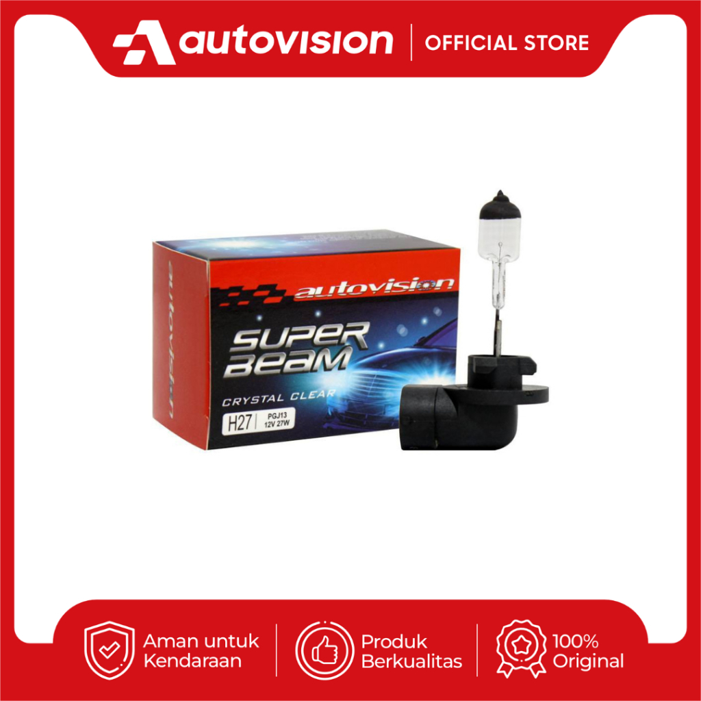 Lampu Kabut/Foglamp H27 Kuning/Standar  Superbeam Crystal Clear 12V 27 Watt