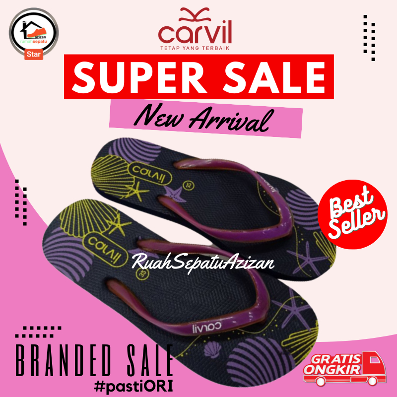 Carvil Talita-TW | Sandal Jepit CARVIL Anak Perempuan | Original By Carvil