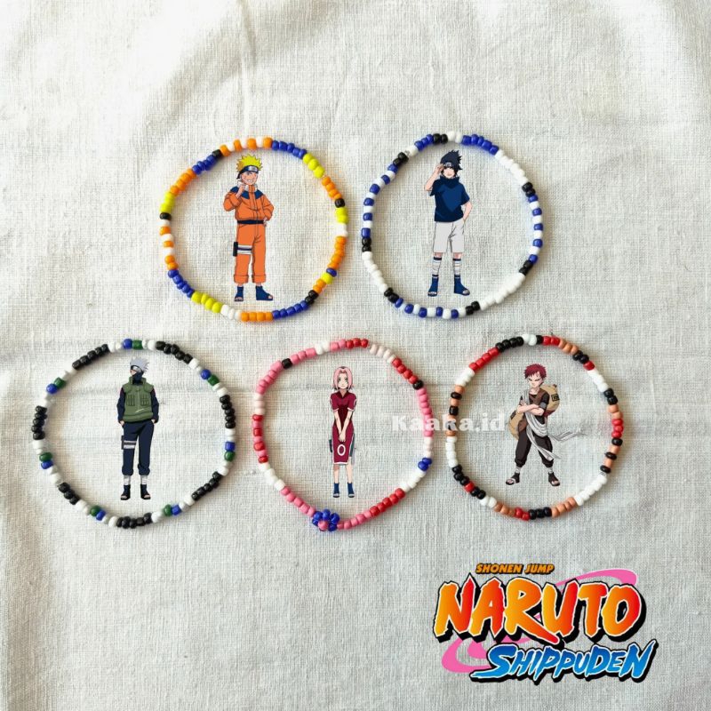 gelang manik anime Naruto | gelang manik karakter