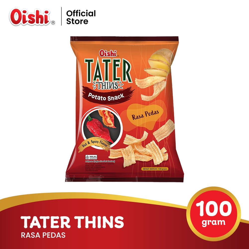 

Tater Thins Rasa Pedas 100g