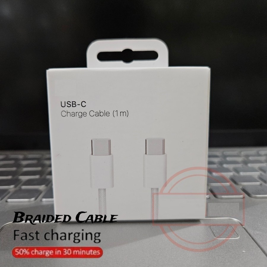 Kabel Charger Iphone 15 Pro Max Type C to C Fast Charging Original