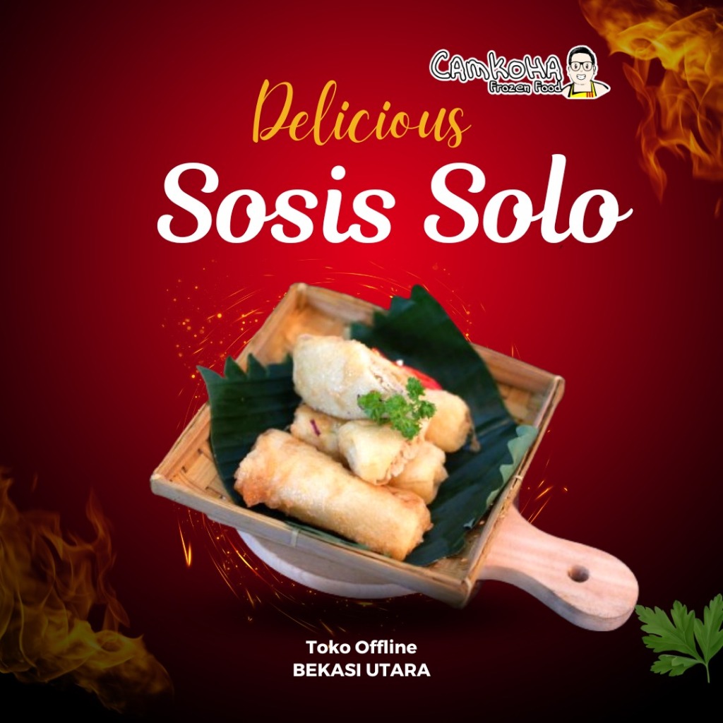 

SOSIS SOLO AYAM SUWIR FROZEN ISI 10 HALAL 100% TANPA PENGAWET