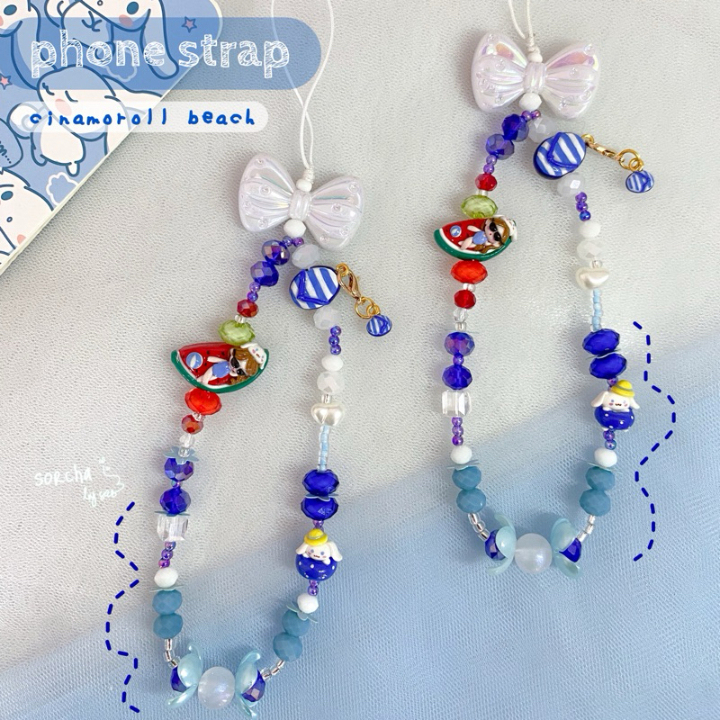 phone strap cinamonroll | gantungan hp cinamonroll | sanrio cinamonroll