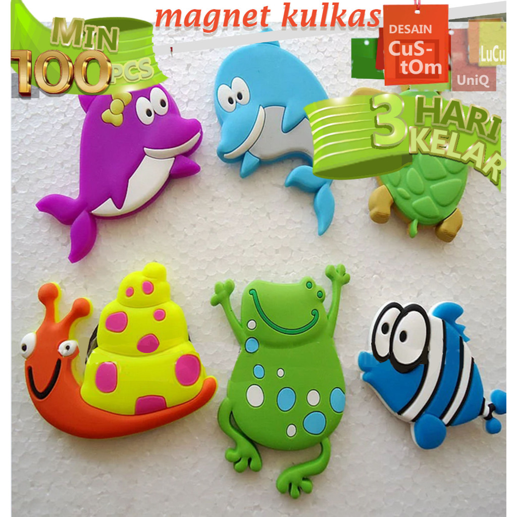 MAGNET TEMPELAN KULKAS CUSTOM | TEMPELAN KULKAS KARET CUSTOM | MAGNET KULKAS UNTUK KEPERLUAN PROMOSI