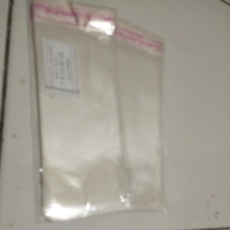 

plastik OPP 7x15+3 cm ( LEM) Opp uang perekat bening untuk Bouquet