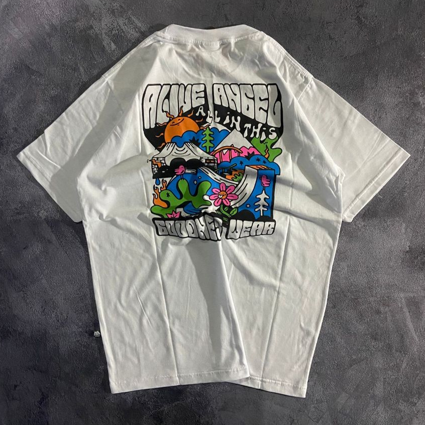 T-shirt Distro Motif Surfing Premium / Kaos Distro Pria / Baju Distro Pria / Kaos Distro / Kaos Skat