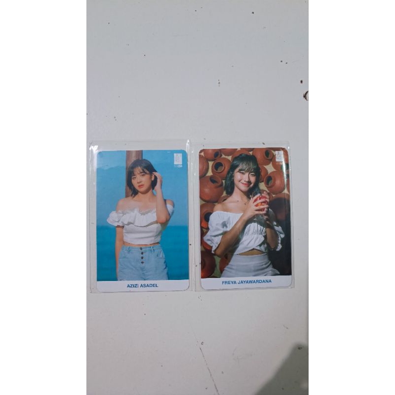 Photocard PC JKT48 Summer Tour Zee & Freya