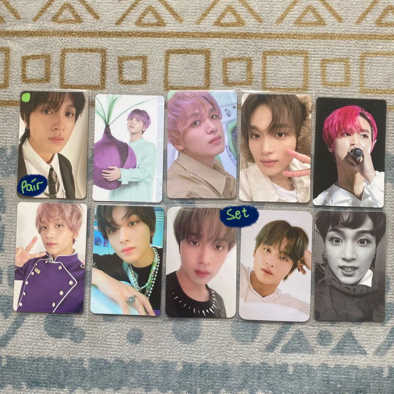 Photocard haechan pilek scratch pink christmas mfal 4dx