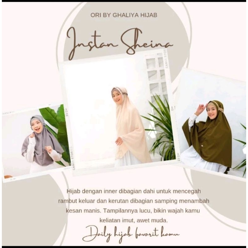 Hijab Instan Sheina By Ghaliya Hijab