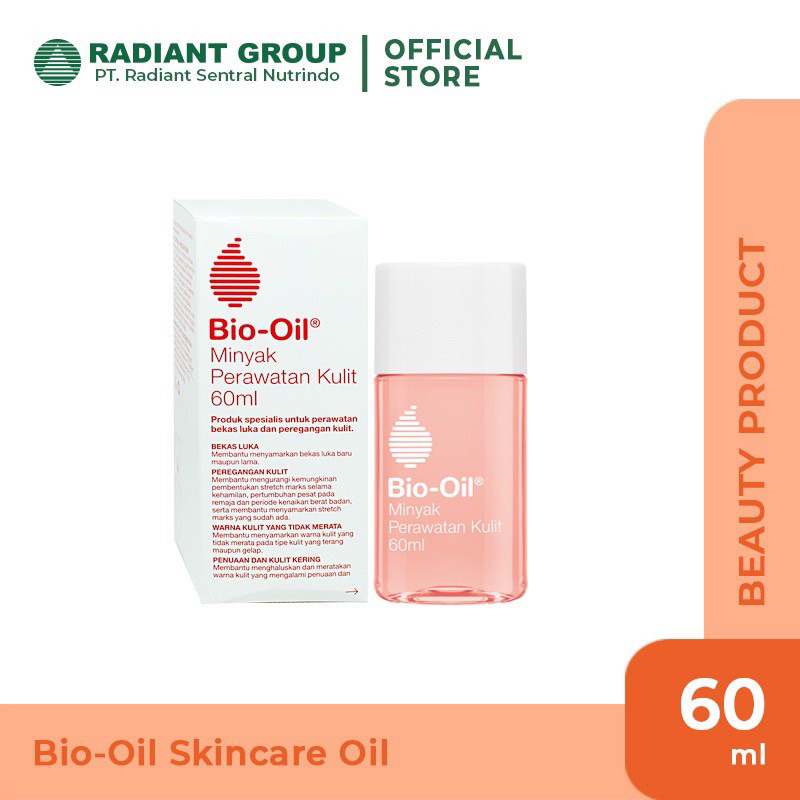 Bio Oil ORI Penghilang Bekas Luka & Strechmask Pada Ibu Hamil 60ml kemasan botol tanpa box