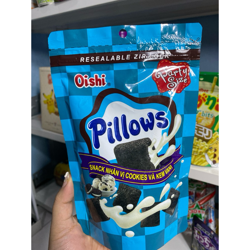 

OISHI Pillows Party Size Cookies and Cream IMPORT VIETNAM 85gr