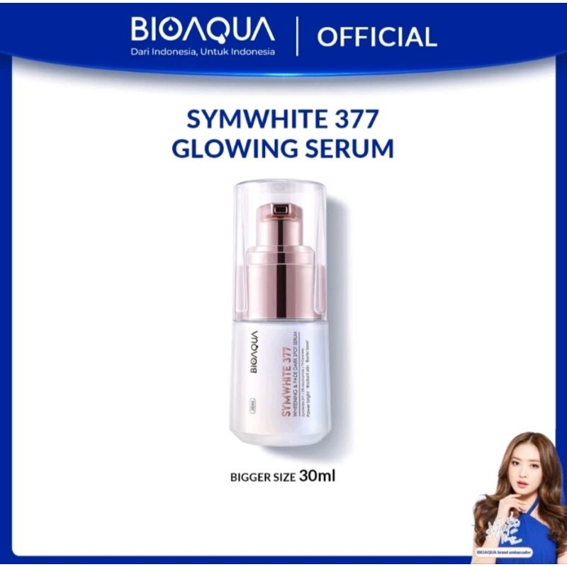 SALE BIOAQUA SYMWHITE 377 SERUM + 7X CERAMIDE SUNSCREEN KARENA TIDAK COCOK