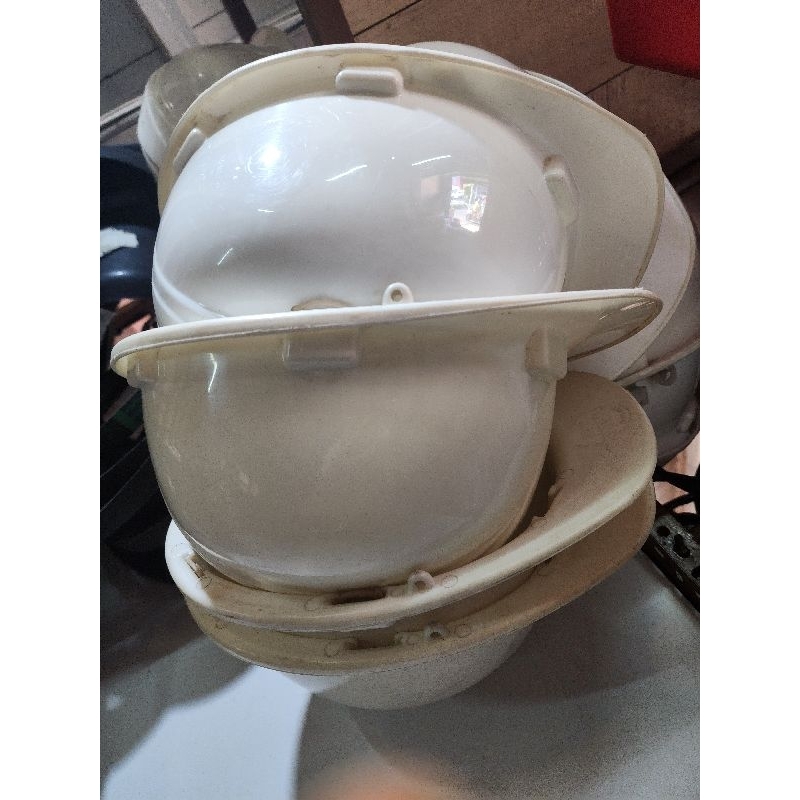 topi helm safety warna putih