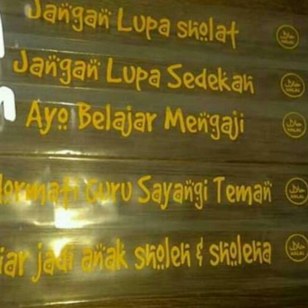 

1212 Promo Termurah terlaris plastik sablon es mambo Islami 1 kg