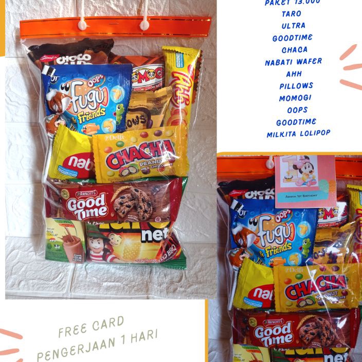 

Kode XDJ61 Bingkisan Ulang Tahun AnakSnack Ultah anakpaket ultah anak