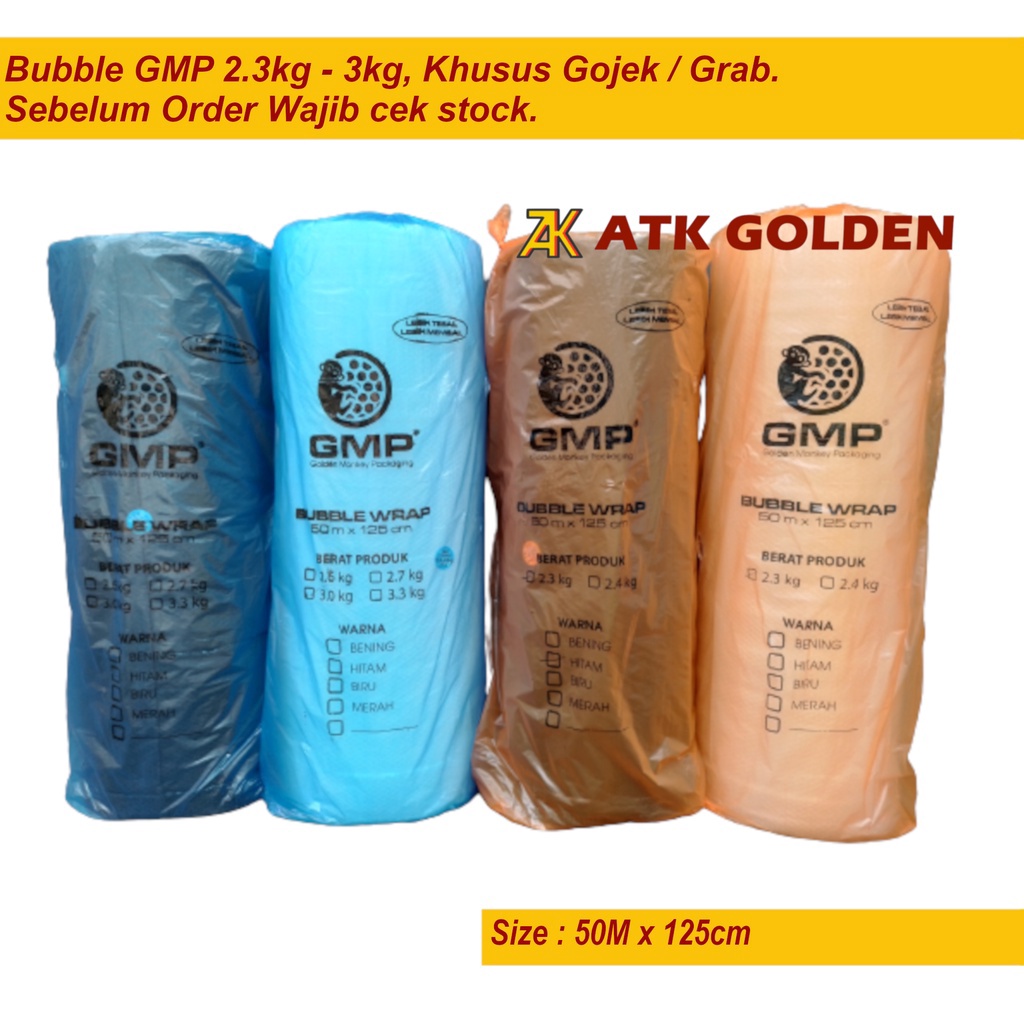 

Terbaik Bubble Wrap GMP 125CM x 5M murah