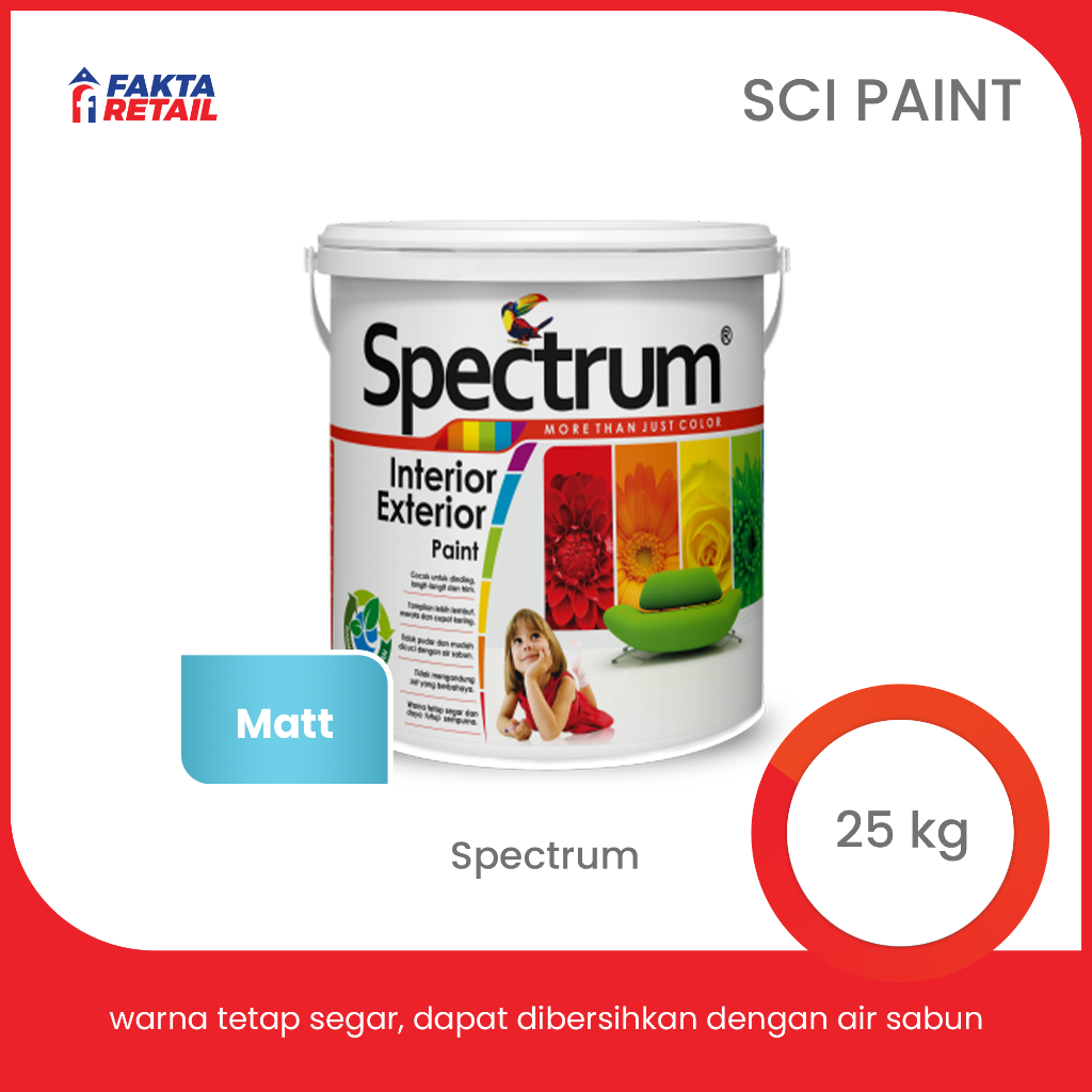 Spectrum Cat Tembok Interior & Eksterior 25 kg