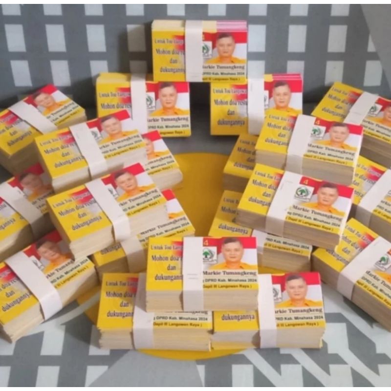 

PROMO - Kartu nama 2 sisi Caleg Partai Pemilu Pilpres Pilkada