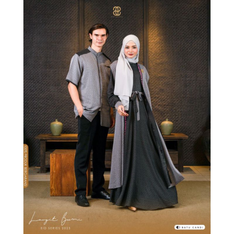 MOM DRESS OUTER SET KHIMAR ONLY SARIMBIT LANGIT BUMI BY PUAN, GAMIS SET, GAMIS DEWASA, GAMIS OUTER, 