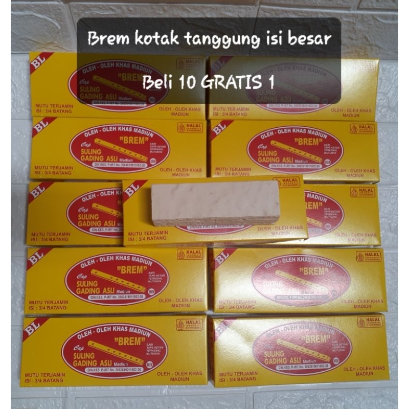 

PROMO BREM KOTAK TANGGUNG ISI BESAR 10box GRATIS 1box