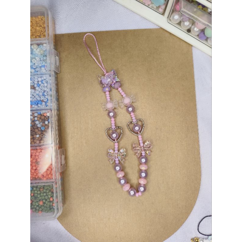 Gantungan hp manik/Strap Hp manik/manik manik/manikrequest