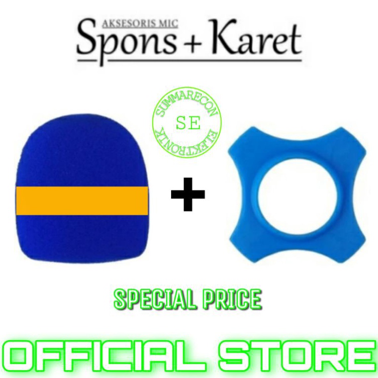 RUA busa mic wireless ring microphone busa mic karet mic u Terlaris